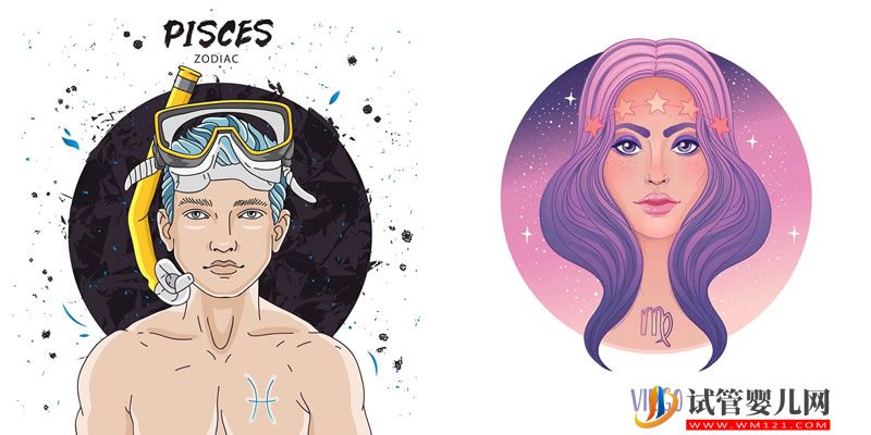 雙魚座和處女座 十二星座中,最不適合做夫妻的八對星座(圖1)