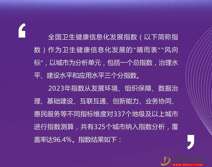 全國衛生健康信息化發展指數（2023）發布(圖2)